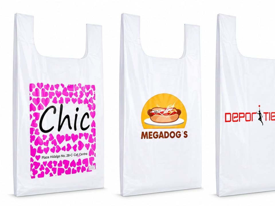 Bolsas de Camiseta Biodegradables