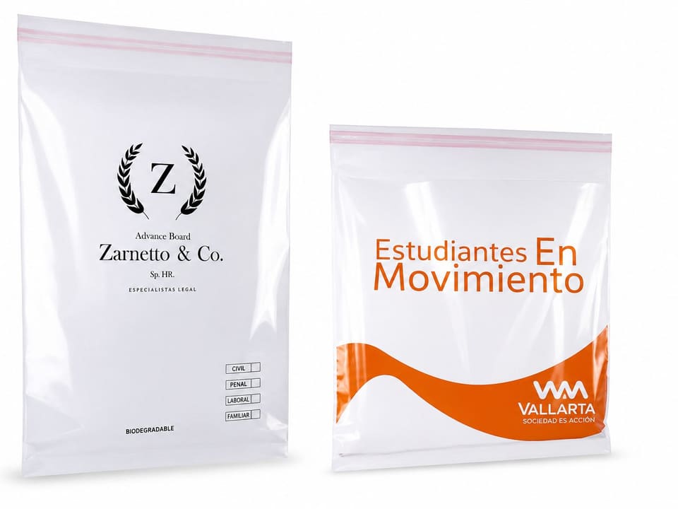 Bolsas Ecológicas con Adhesivo