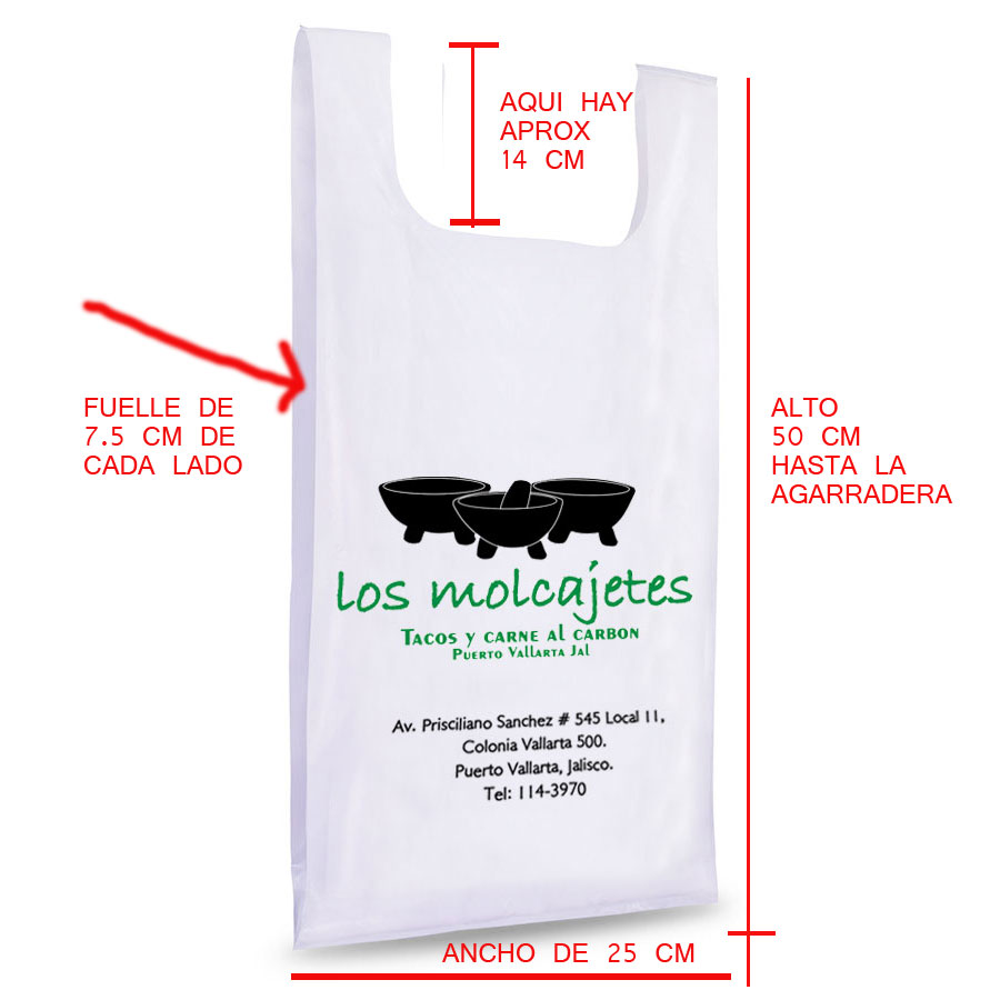 ambiente clásico también Bolsas de Camiseta Biodedradables Impresas en Guadalajara - Bolsas Impresas